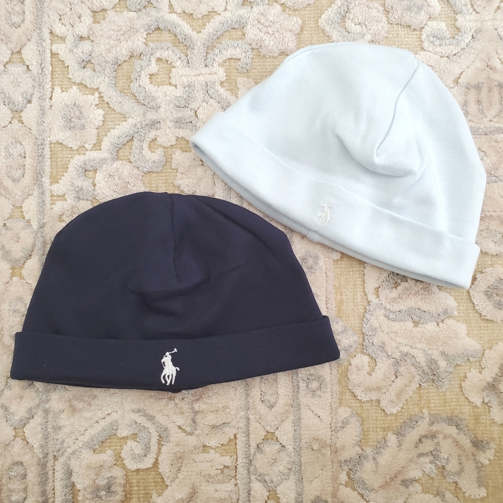 Ralph Lauren Baby Hats Lot of 2